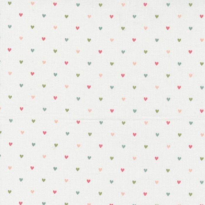 Moda Fabrics Love Note Lovey Dot Blender Heart Dot Multi