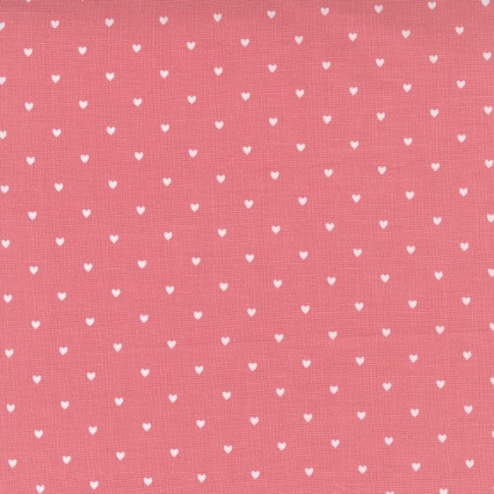 Moda Fabrics Love Note Lovey Dot Blender Heart Dot Tea Rose