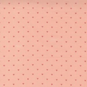 Moda Fabrics Love Note Lovey Dot Blender Heart Dot Sweet Pink