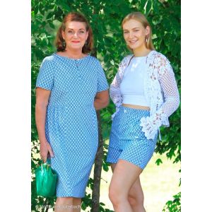 Swafing Webware Kim weiß mit Rauten