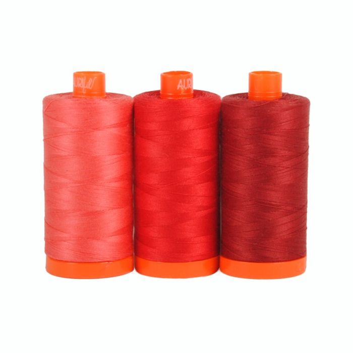 Aurifil Set Color Builders Pompeii Rot