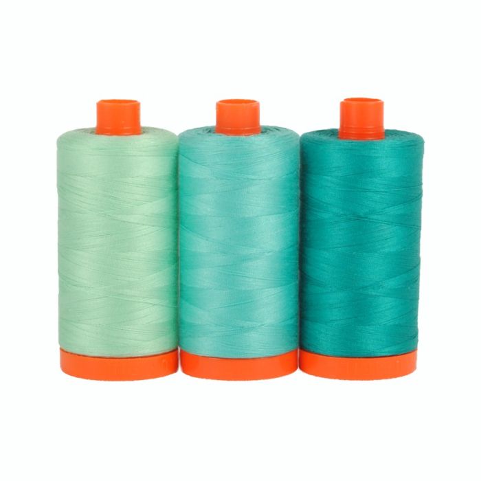 Aurifil Set Color Builders Capri Türkis