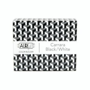 Aurifil Set Color Builders Carrara Schwarz und Weiß