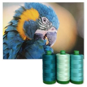 Aurifil Set Color Builders Blue-Throated Macaw 40 WT