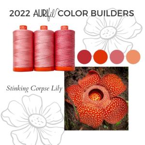 Aurifil Set Color Builders Stinking Corpse Lily 50 WT