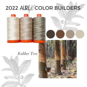Aurifil Set Color Builders Rubber Tree 50 WT