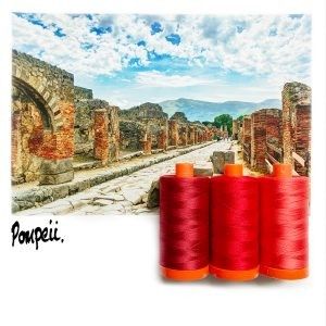 Aurifil Set Color Builders Pompeii Rot
