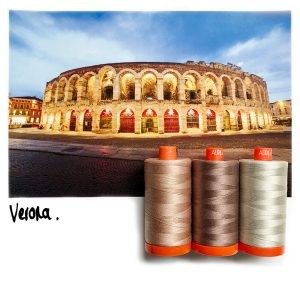 Aurifil Set Color Builders Verona Mauve 50 WT