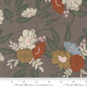 Moda Fabrics Slow Stroll Gratitude Bouquet Walnut