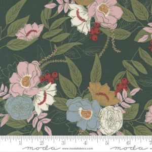 Moda Fabrics Slow Stroll Gratitude Bouquet Pine