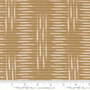 Moda Fabrics Slow Stroll Cattail Crossing Golden