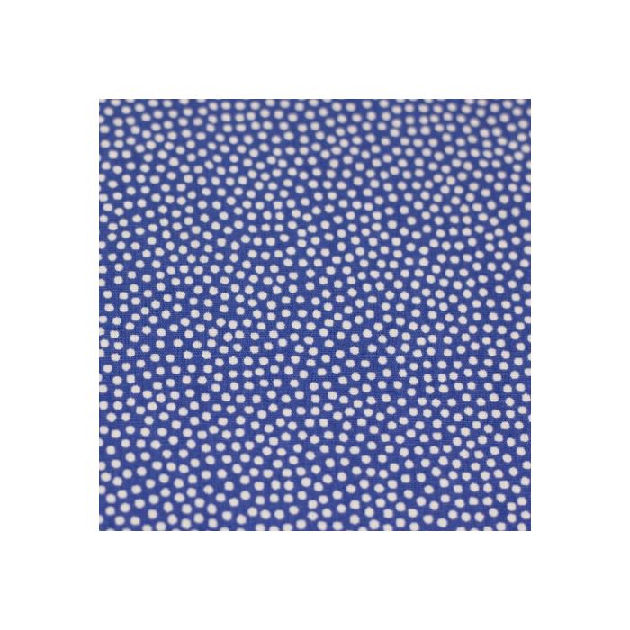 Swafing Webware Dotty royalblau mit weißen Punkten