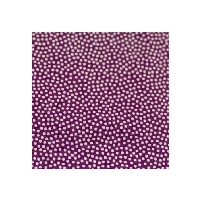 Swafing Webware Dotty violett mit weißen Punkten