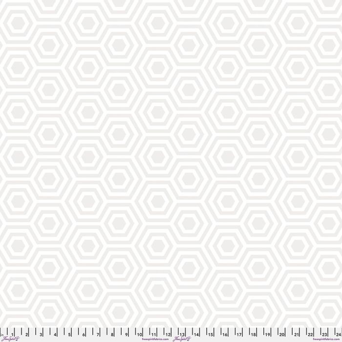 Tula Pink True Colors Hexy Snowfall Backing Fabric - 2,74 m