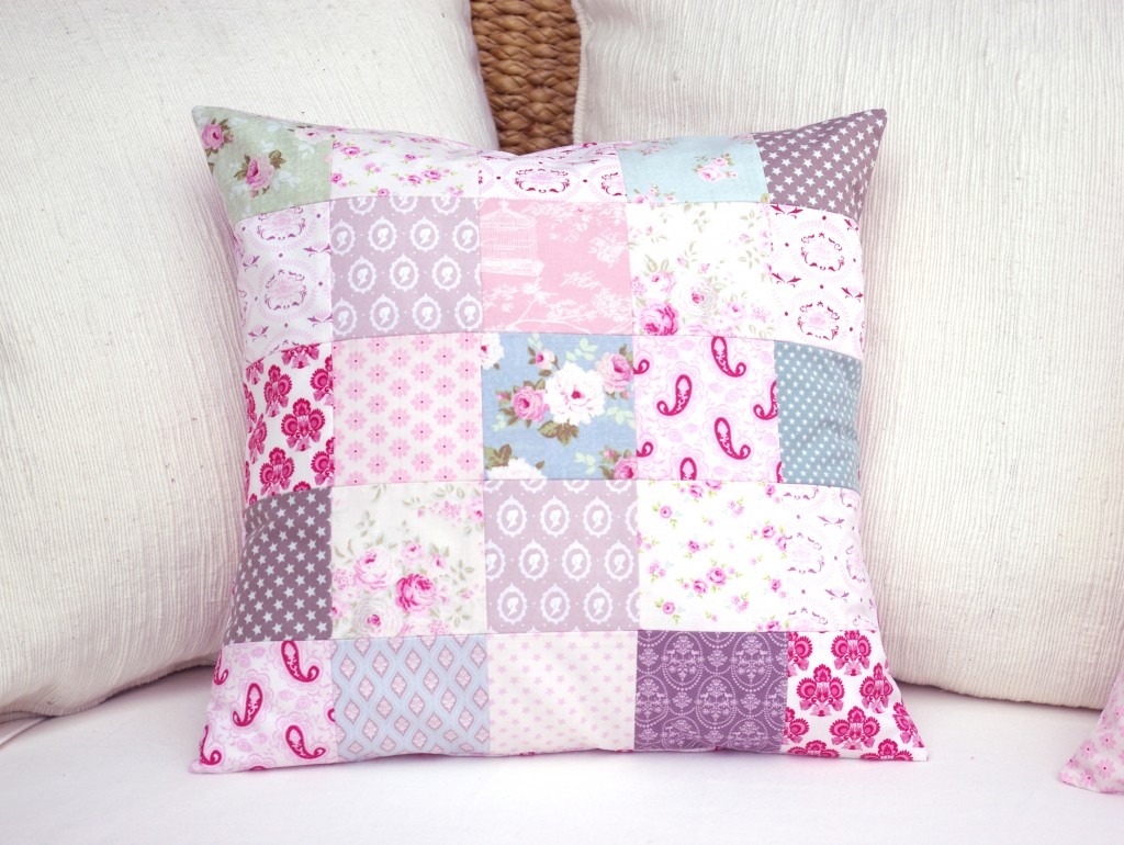 Kissenbezug Tilda Patchwork Quadrate