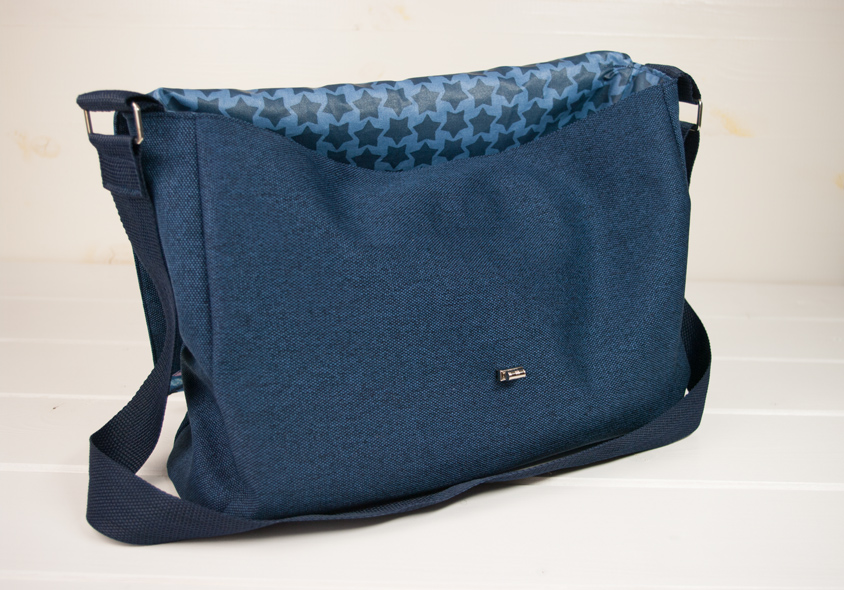 Retrotasche offen