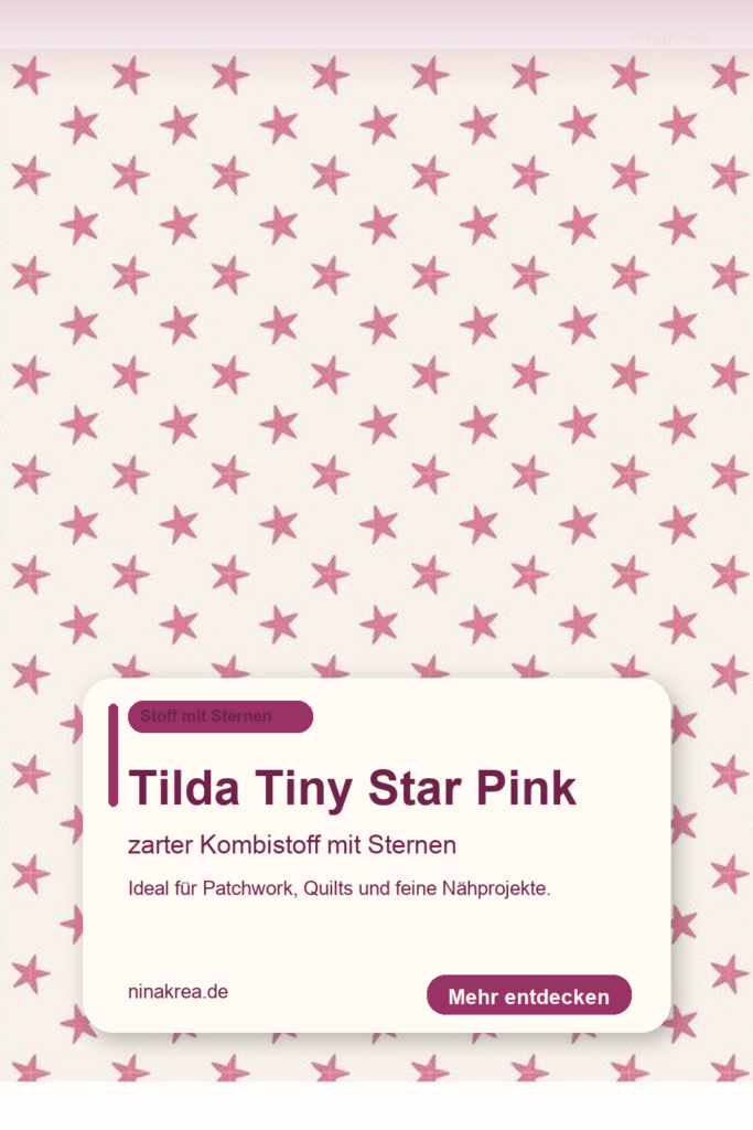 Tilda Tiny Star Pink Pinterest Pin