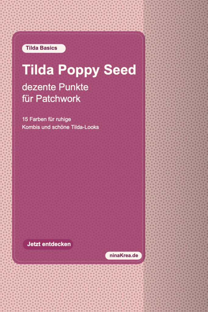 Tilda Poppy Seed: dezente Punkte für Patchwork und Quilts