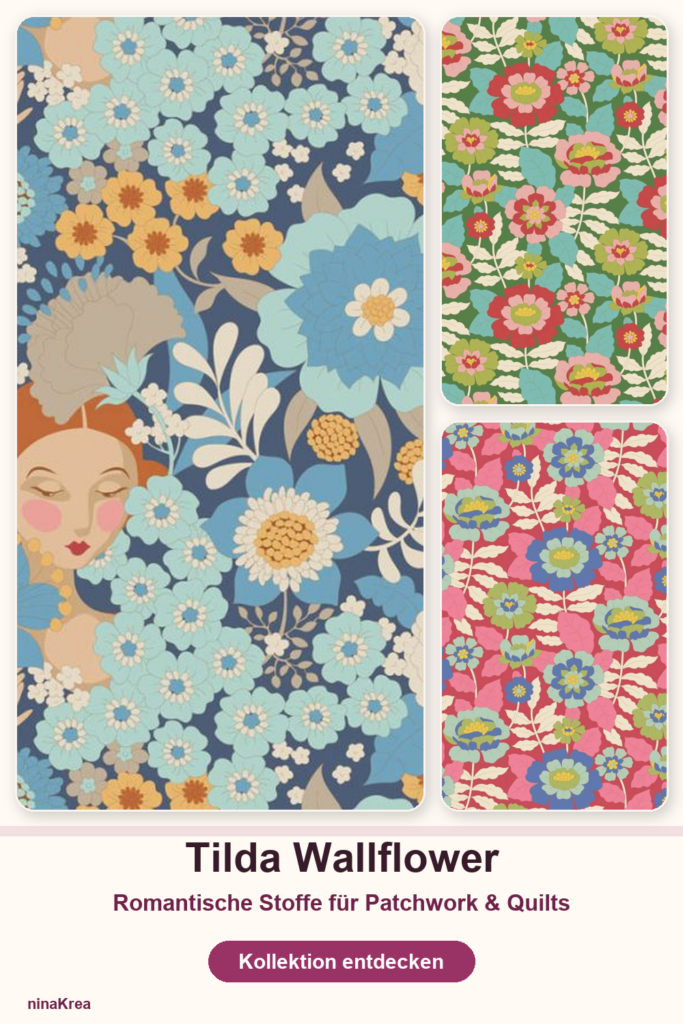 Tilda Wallflower: romantische Stoffe für Patchwork und Quilts