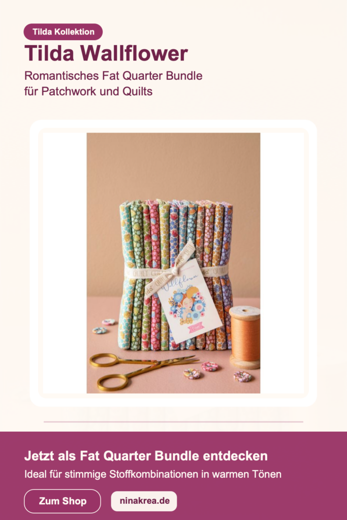 Tilda Wallflower Fat Quarter Bundle Pin