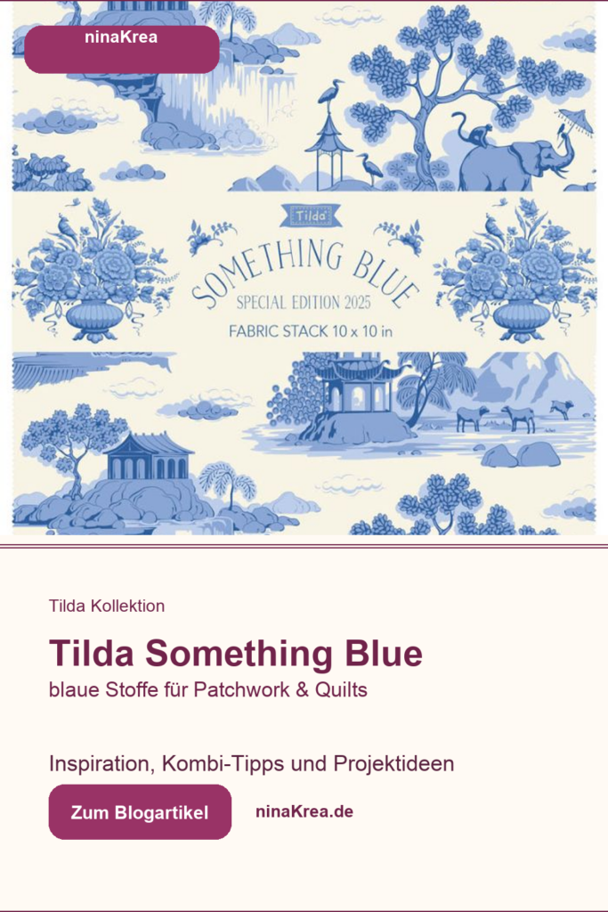 Tilda Something Blue blaue Stoffe für Patchwork und Quilts